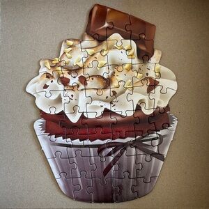 Chocolate and Cream Cupcake Puzzle